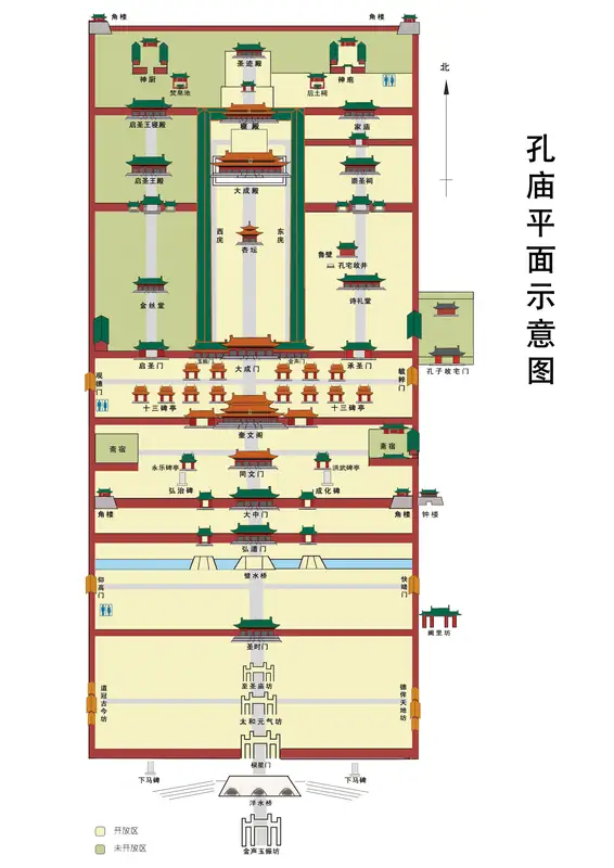曲阜三孔孔庙概况